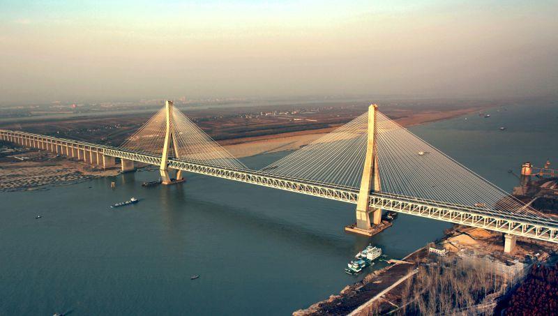 Wuhan Tianxingzhou Yangtze River Bridge