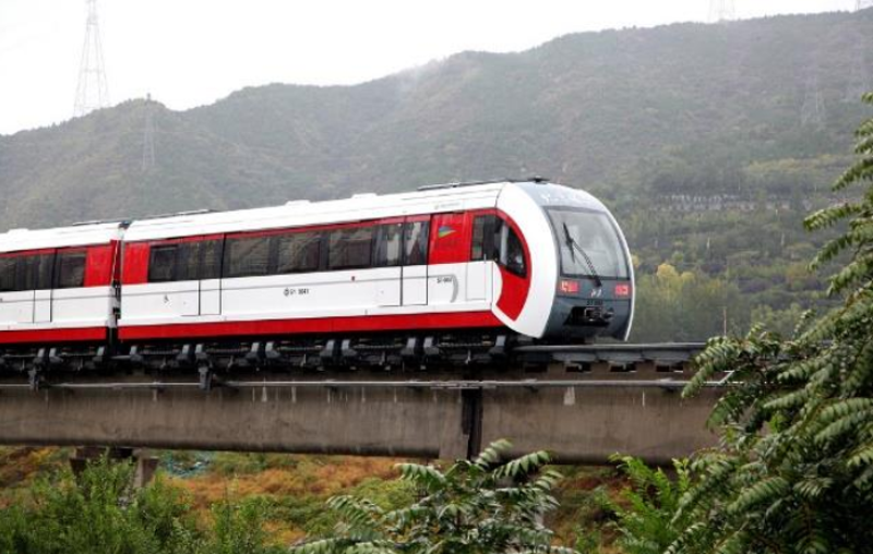 中低速磁浮钢铝复合接触轨供电系统