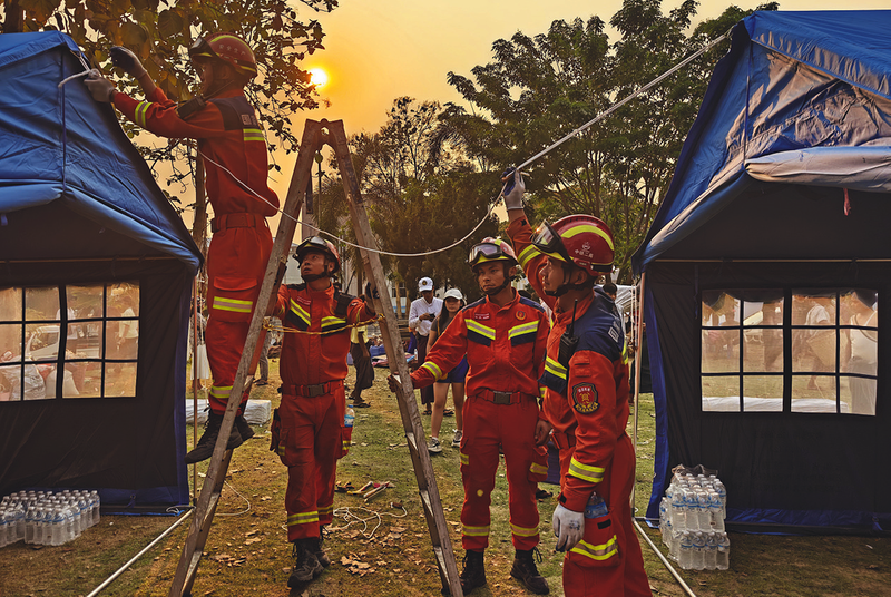 中国国家隧道应急救援星空体育官网二局昆明队完成在缅地震救援任务
