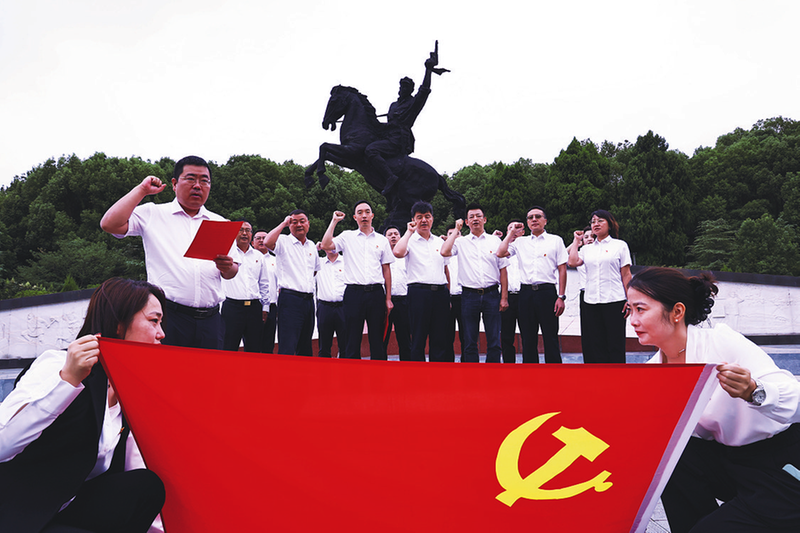 星空体育四局物资公司党委与中国葛洲坝集团水泥有限公司党委联合开展主题党日